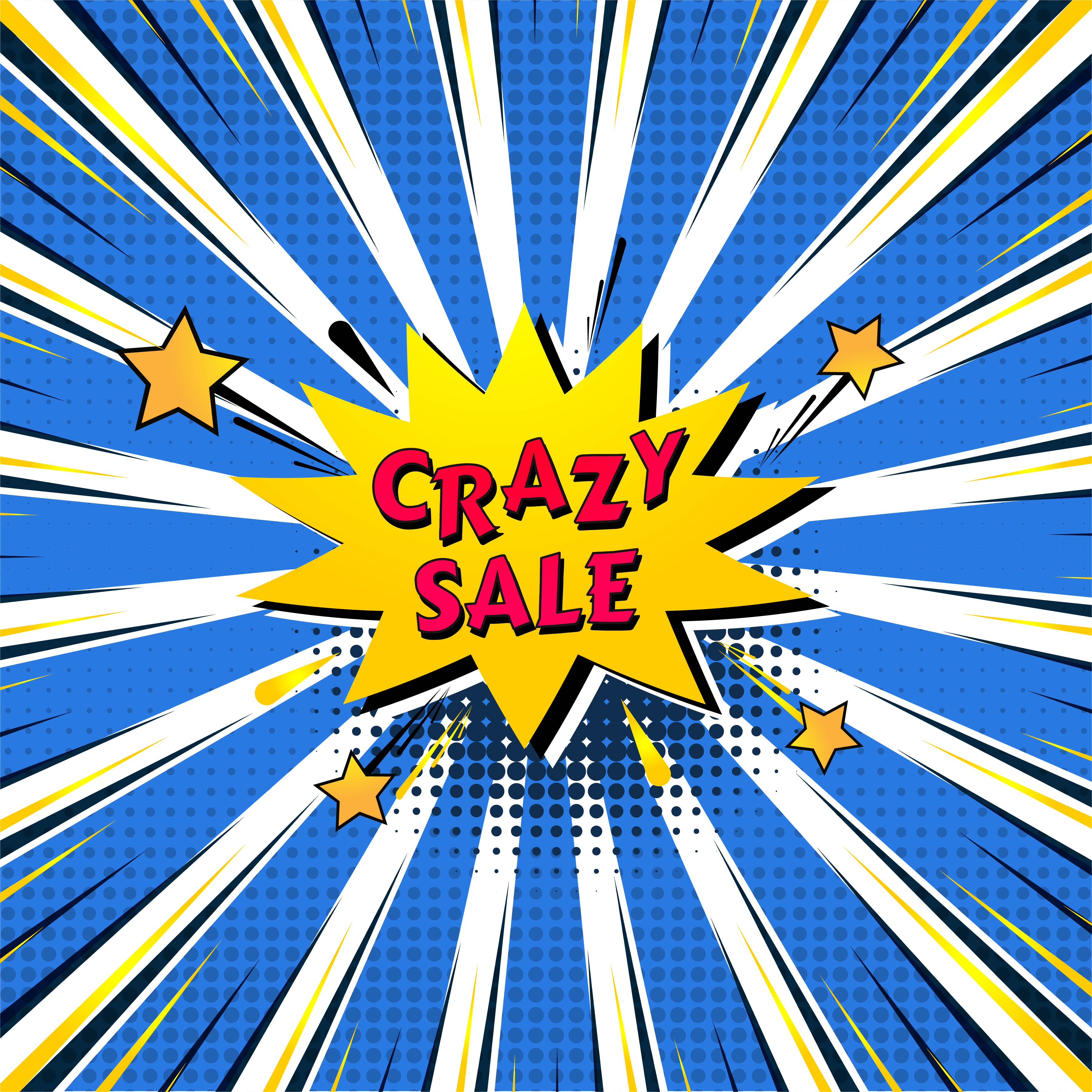 Crazy Sale Vector Art Icons And Graphics For Free Download