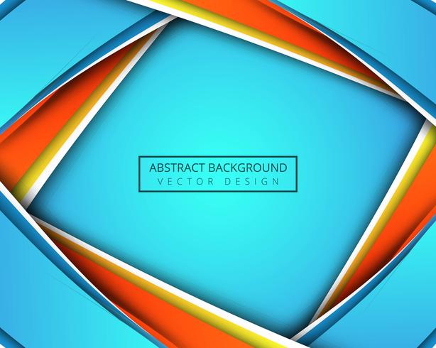 Abstract colorful stylish wave background vector