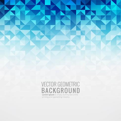 Abstract blue geometric background illustration vector