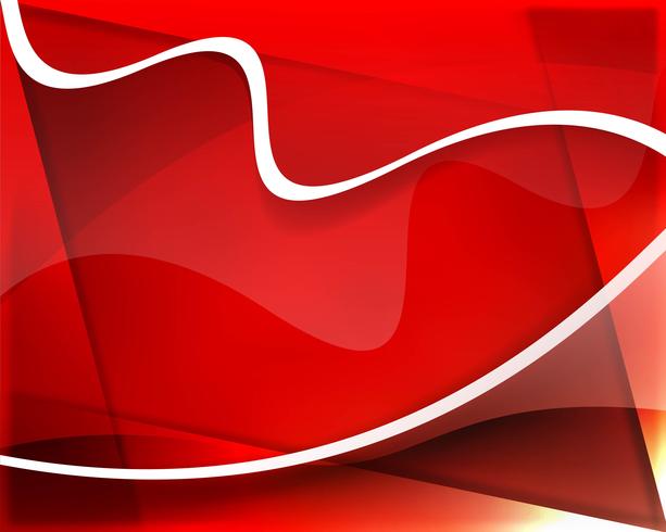 Abstracto hermoso fondo ondulado rojo vector