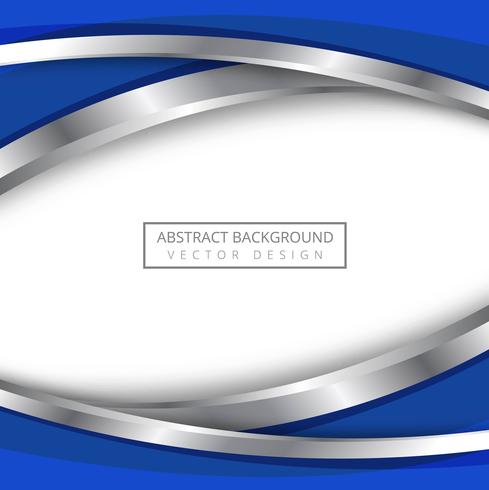 Abstract creative business wave design vector