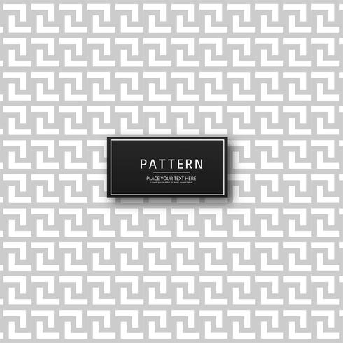 Modern geometric pattern background vector