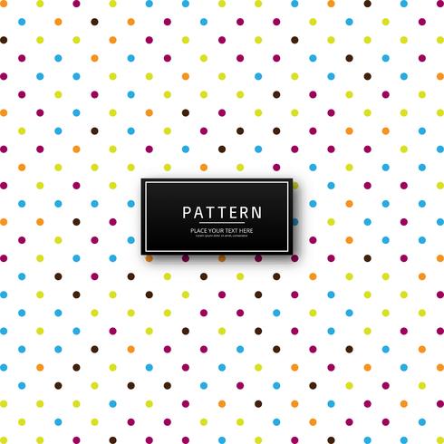 Modern colorful dotted pattern  vector