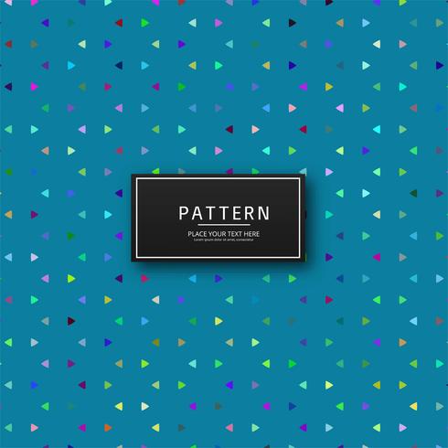Modern colorful triangle pattern background vector