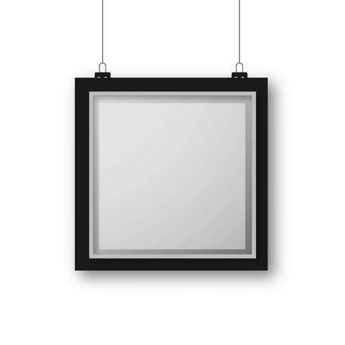 Elegant photo frame background vector