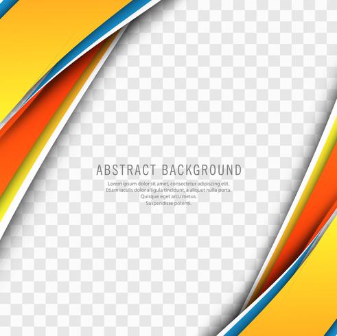 Modern stylish colorful wave background illustration vector