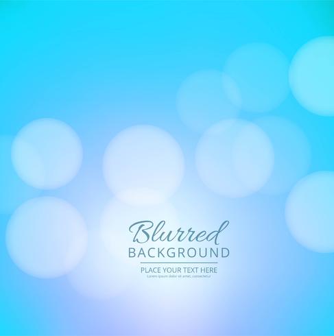 Beautiful blue colorful blurred background vector