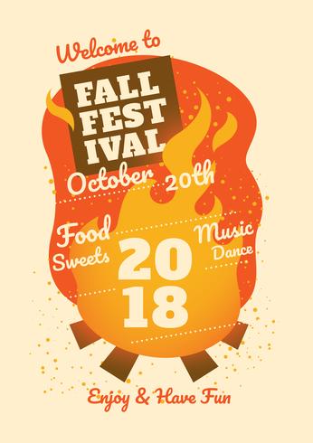 Fall festival vector