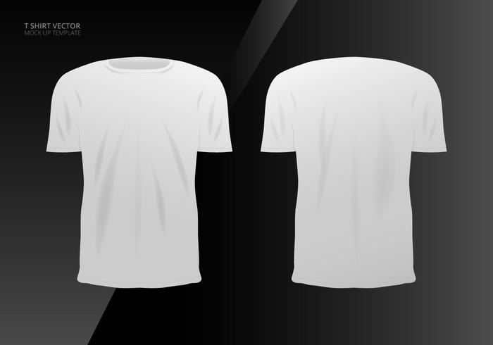 Realistic T-Shirt Mock Up Template 241644 Vector Art at Vecteezy