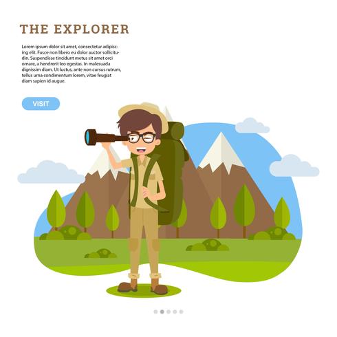 Nature Explorer Vector