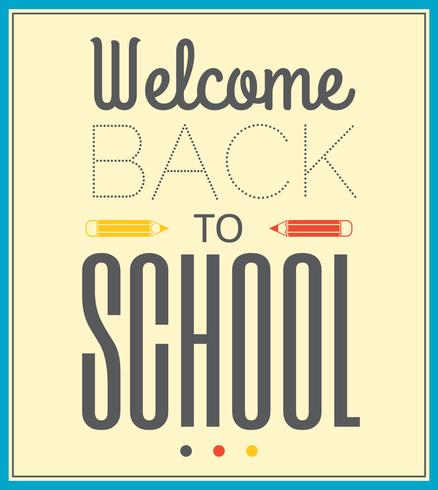 Back to School vector