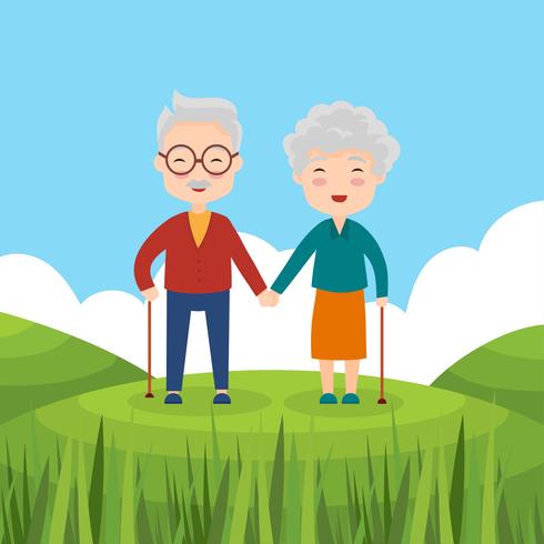Grandparents Vector