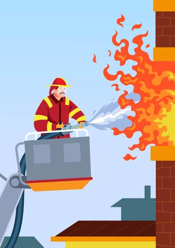 Firefighters vector