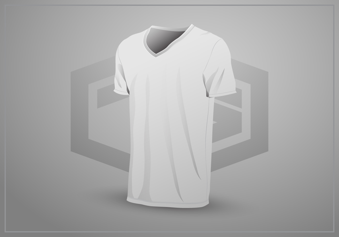 Download Realistic T-Shirt Mock Up Template - Download Free Vectors ...