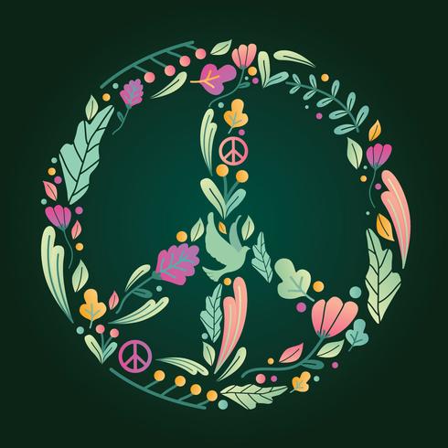 Peace Symbol Vector Design