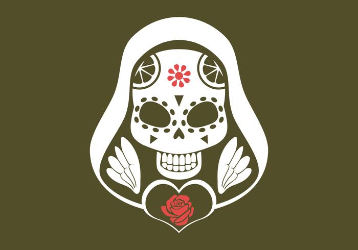 Día santo de los muertos vector