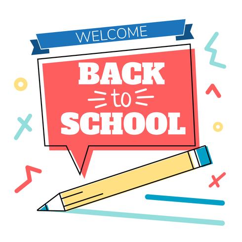 Back to School vector