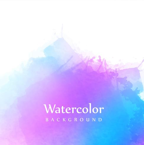 Abstract colorful watercolor background illustration vector