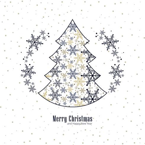 Modern christmas background vector