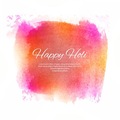 Happy Holi colorful background with festival background vector