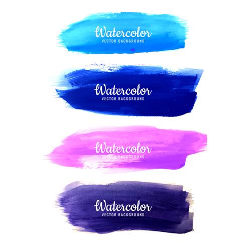 modern colorful watercolor background vector