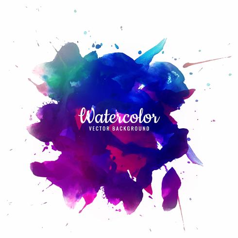 Beautiful brush stroke for design and colorful watercolor brushe vector