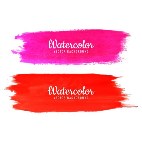 modern watercolor stroke background vector