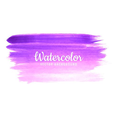 Hand drawn watercolor stroke colorful shade design vector