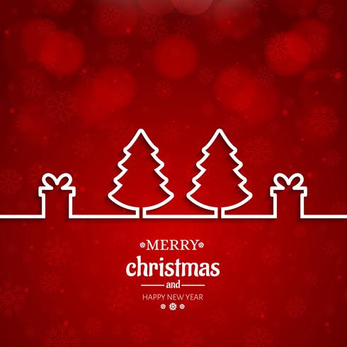 Modern christmas background vector