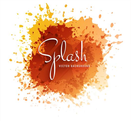 Abstract watercolor splash background vector