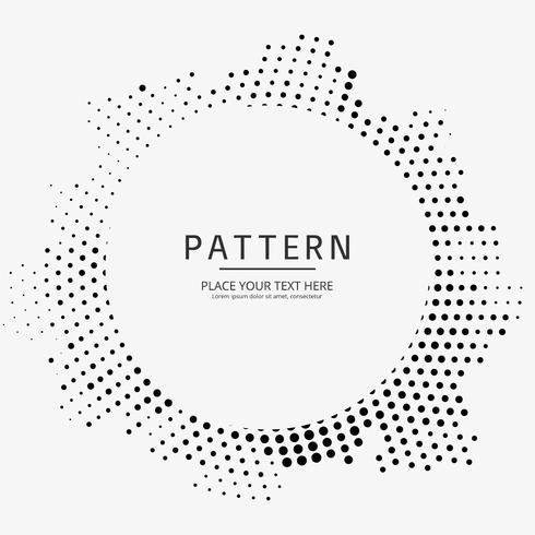 Modern halftone background vector