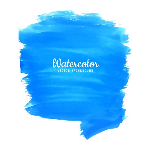 fondo de acuarela azul moderno vector