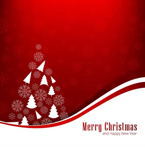 Modern christmas background vector