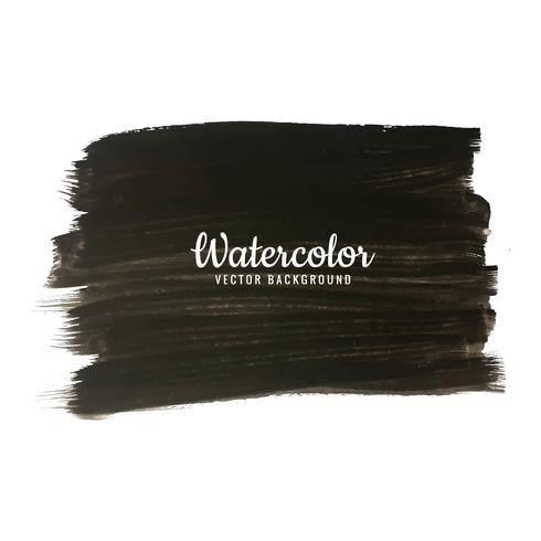 Watercolor stroke hand drawn paper texture stain on white backgr vector