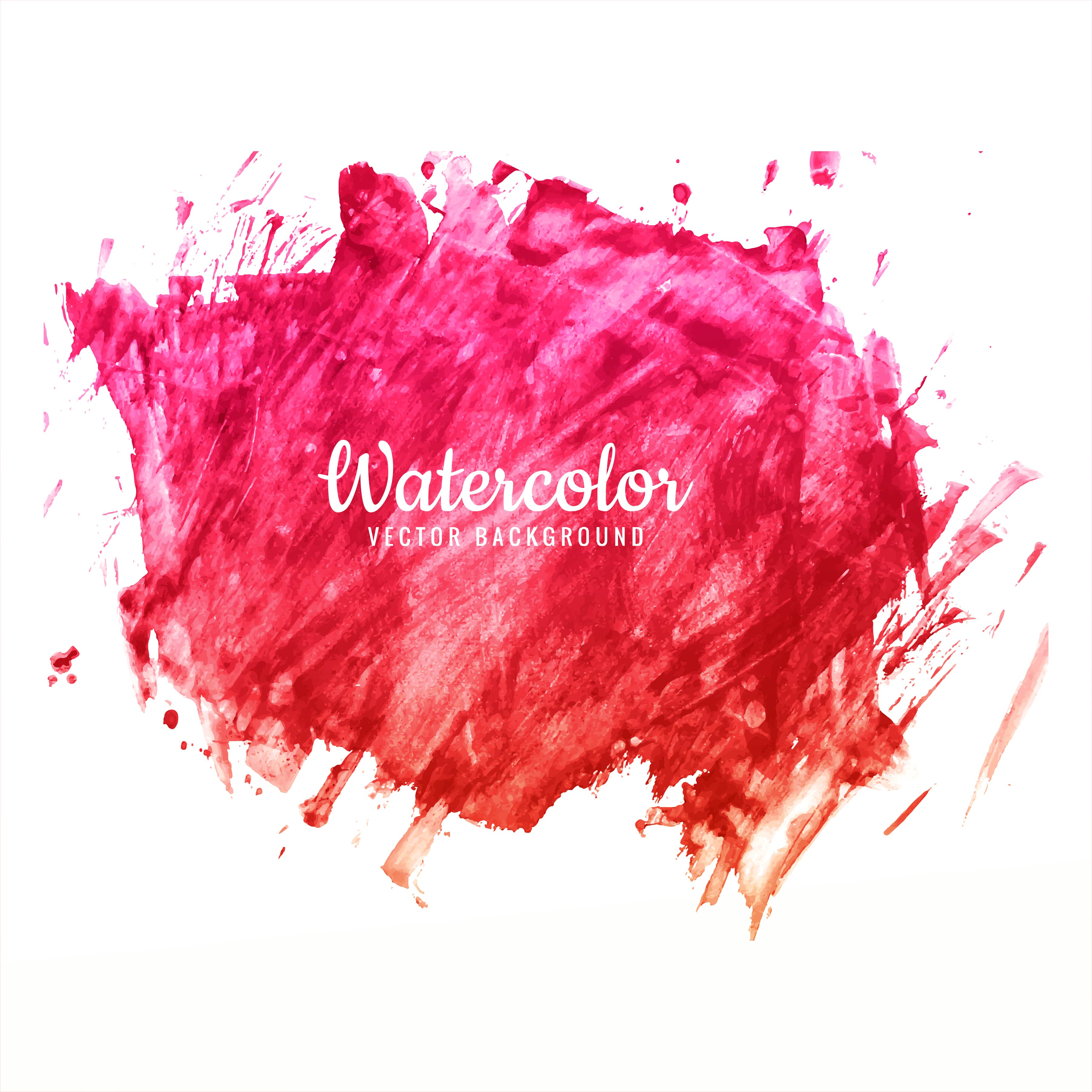 Abstract Brush Stroke For Design And Colorful Watercolor Backgro