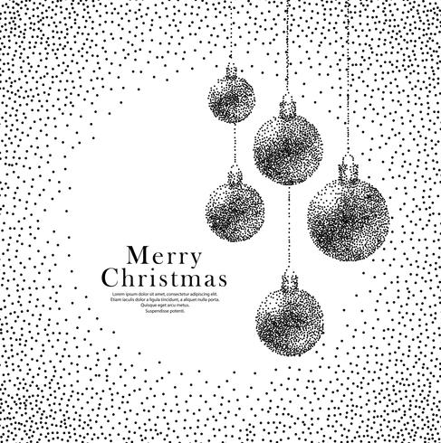 Modern christmas background vector