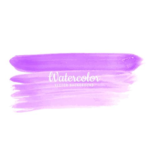 Abstract brush strokes on watercolor background vector
