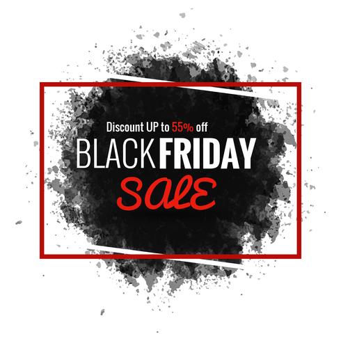 modern black friday sale background vector