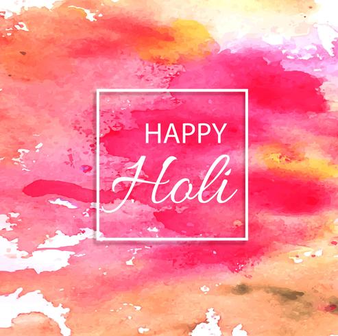 illustration of abstract colorful Happy Holi background vector