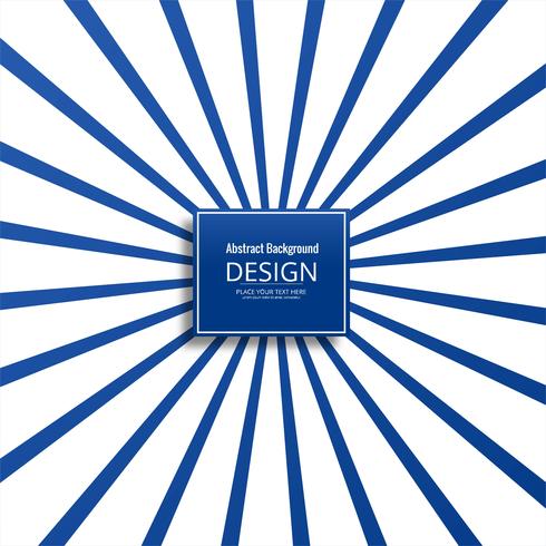 Modern blue rays background vector