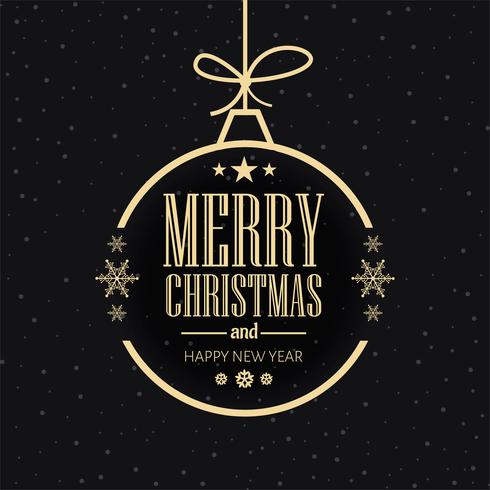 Modern christmas background vector