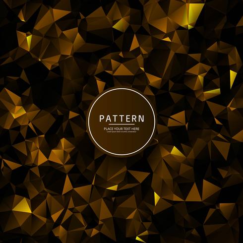 Modern polygon background vector