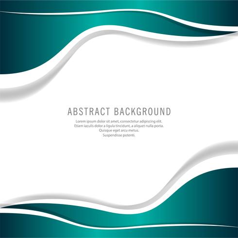 Modern stylish wave background vector