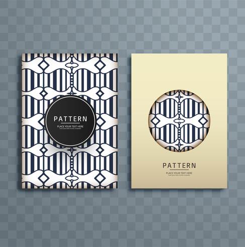 Abstract creative pattern brochure design illustration vector