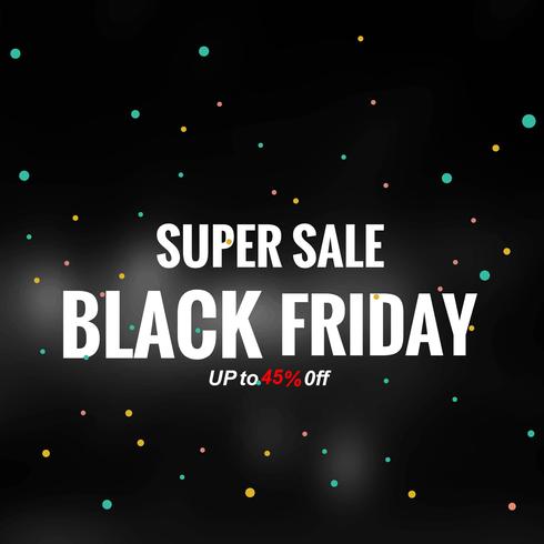 modern black friday sale background vector