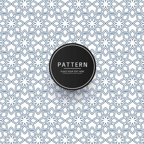 Diseño de patrones sin fisuras florales vintage vector