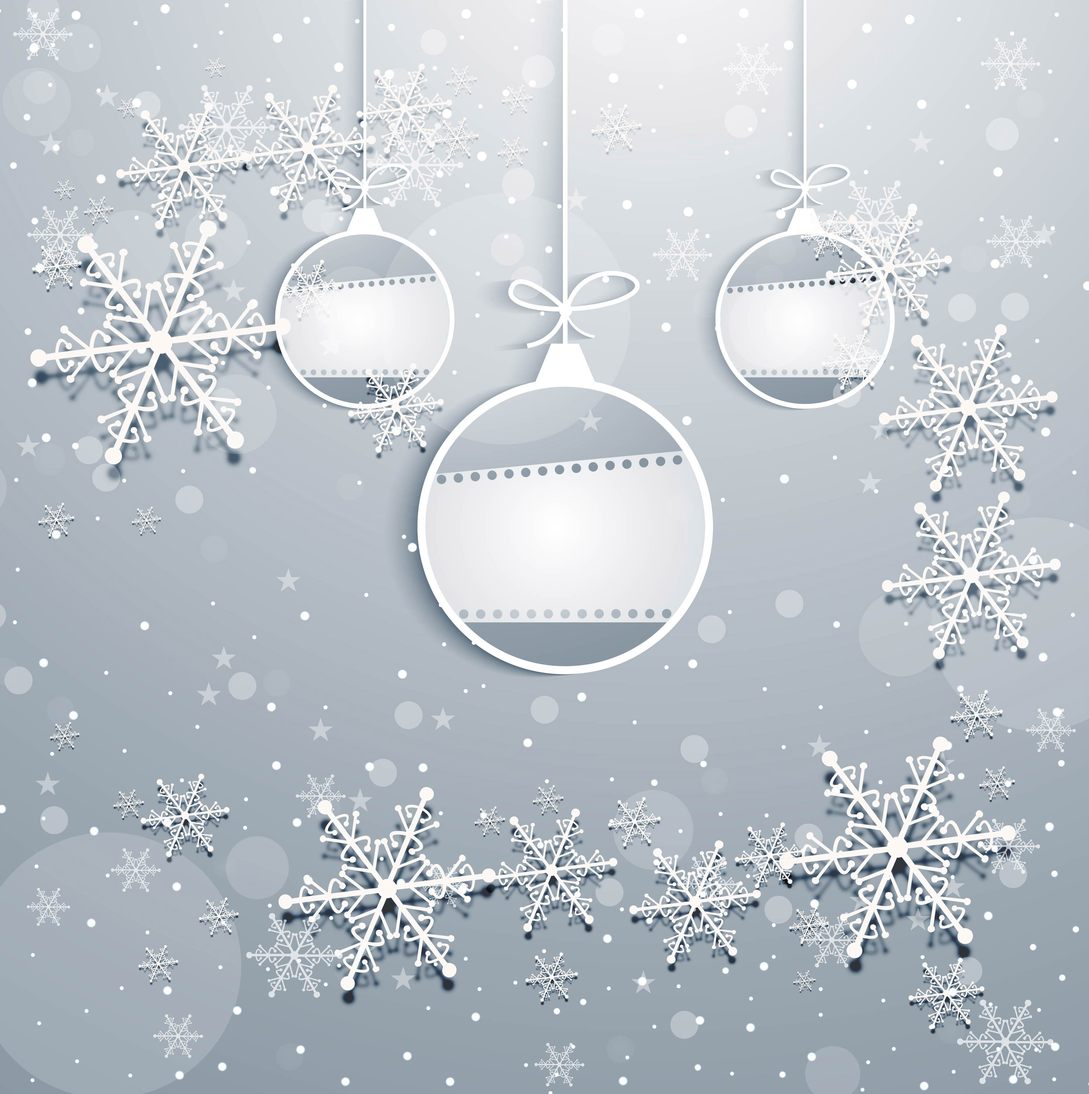 Modern Christmas Background 