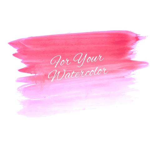 Abstract beautiful pink watercolor background illustration vector