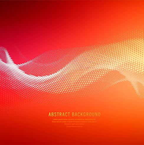 Fondo de onda de semitono colorido brillante abstracto vector