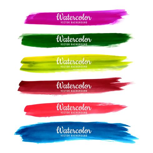 modern colorful watercolor background vector